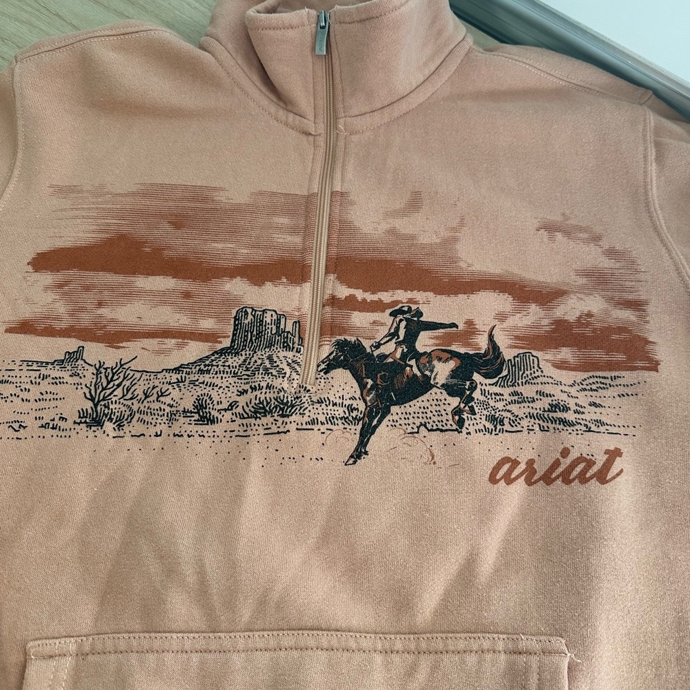Ariat Coral Quarter-Zip Pullover - Picture 2 of 8